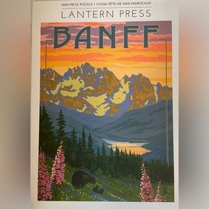 1000 Piece Puzzle of Banff by Lantern Press